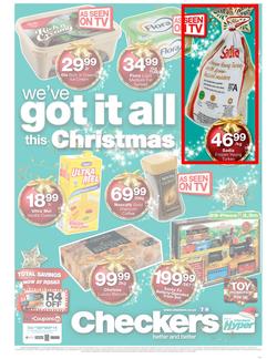 Checkers KwaZulu-Natal : We've Got It All This Christmas (24 Nov- 08 Dec 2013), page 1