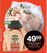 Farmer's Choice Fresh Whole Chicken In Tray-Per Kg