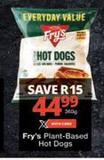 Fry's Plant Based Hot Dogs-360g