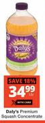 Daly's Premium Squash Concentrate-1.5L