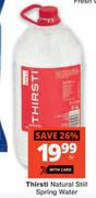 Thirsti Natural Still Spring Water-5L