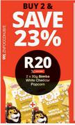 Simba White Cheddar Popcorn-2 x 90g