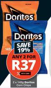 Doritos Corn Chips-2 x 145g