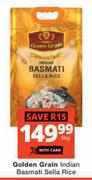 Golden Grain Indian Basmati Sella Rice-5Kg
