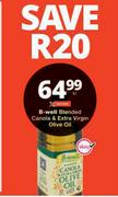 B-Well Blended Canola & Extra Virgin Olive Oil-1L