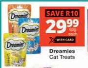 Dreamies Cat Treats-60g Each
