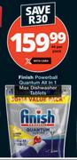 Finish Powerball Quantum All In 1 Max Dishwasher Tablets-44 Per Pack