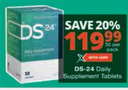 DS-24 Daily Supplement Tablets-30 Per Pack