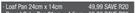Millini Non Stick Bakeware Loaf Pan 24cm x 14cm-Each