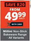 Millini Non Stick Bakeware Range-Each