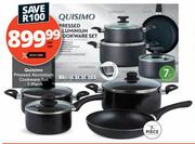 Quisimo 7 Piece Pressed Aluminium Cookware Set-Per Set