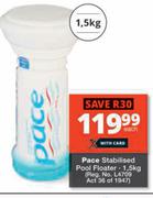 Pace 1.5Kg Stabilised Pool Floater-Each