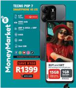 Tecno Pop 7 Smartphone 4G LTE
