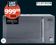 Platinum 20L Mirror Finish Microwave