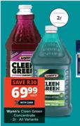 Wynn's Cleen Green Concentrate-2L Each