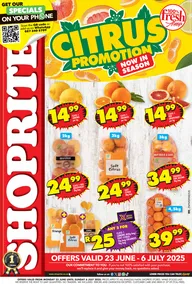 Shoprite KwaZulu-Natal : Citrus Promotion (23 June - 06 July 2025)
