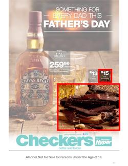 Checkers kwaZulu-Natal : Father's Day ( 09 Jun - 15 Jun 2014 ), page 1