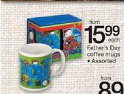 Father's Day Coffee Mugs Assorted-Each