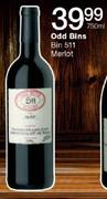 Odd Bins Bin 511 Merlot-750ML