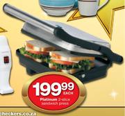 Platinum 2 Slice Sandwich Press