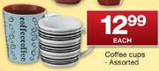 Coffee Cups Assorted-Each