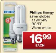 Philips Energy Saver Globes