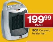 Sce Ceramic Heater Fan