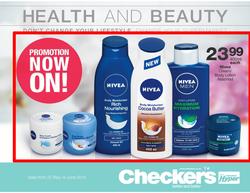Checkers KwaZulu-Natal : Health And Beauty ( 25 May - 08 Jun 2014 ) , page 1