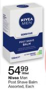 Nivea Men Post Shave Balm Assorted-100Ml