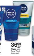 Nivea Men Face Wash Assorted-100Ml Each