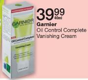 Garnier Oil Control Complete Vanishing Cream-40Ml