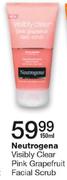 Neutrogena Visibly Clear Pink Grapefruit Facial Scrub-150Ml
