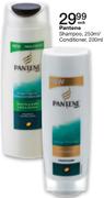 Pantene Shampoo 250ml/Conditioner 200ml-Each
