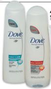 Dove Shampoo/Conditioner-400ml Each