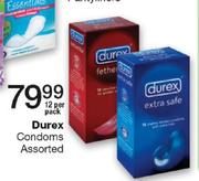 Durex Condoms Assorted-12 Per Pack