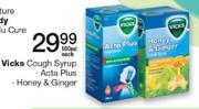Vicks Cough Syrup Acta Plus Honey & Ginger-100ml Each