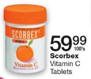 Scorbex Vitamin C Tablets-100's