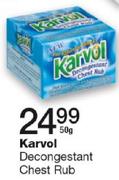 Karvol Decongestant Chest Rub-50g