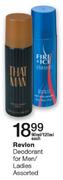 Revlon Deodorant For Men/Ladies Assorted-90ml/120ml Each