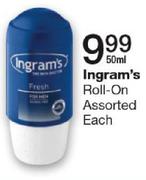 Ingram's Roll-On Assorted-50ml