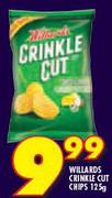 Willards Crinkle Cut Chips-125g