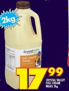 Crystal Valley Full Cream Maas-2kg