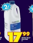 Crystal Valley Fresh Milk-2Ltr