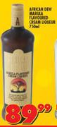 African Dew Marula Flavoured Cream Liqueur-750ml