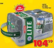 Castle Lite Beer Cans-12X500ml