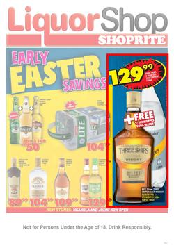 Shoprite KwaZulu-Natal : Liquorshop  (14 Mar - 31 Mar 2019), page 1
