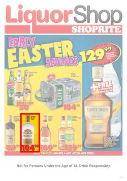 Shoprite KwaZulu-Natal : Liquorshop  (14 Mar - 31 Mar 2019), page 1
