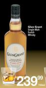 Glen Grant Single Malt Scotch Whisky-750ml