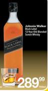 Johnnie Walker Black Label 12 Year Old Blended Scotch Whisky-750ml