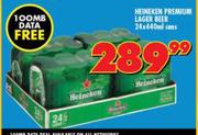 Heineken Premium Lager Beer-24x440ml Cans